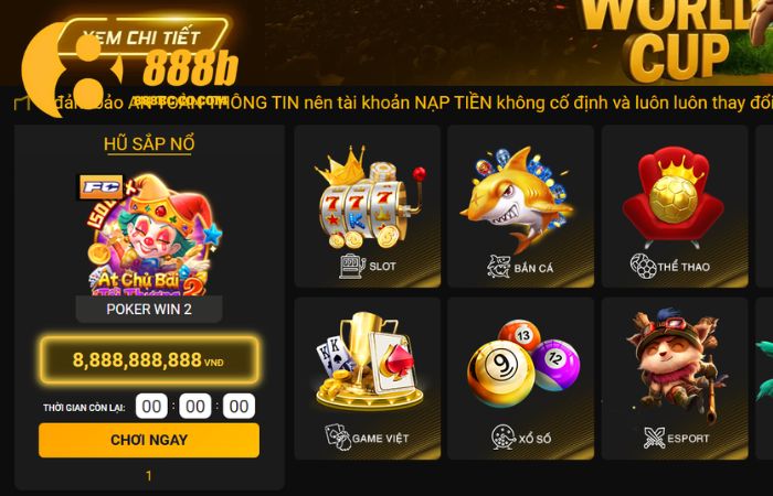 Giới thiệu 888B 1 Đôi nét về nhà cái 888B