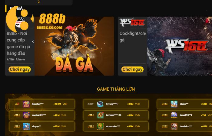 Giới thiệu 888B 4 Đá gà 888B cũng thu hút nhiều người chơi tham gia