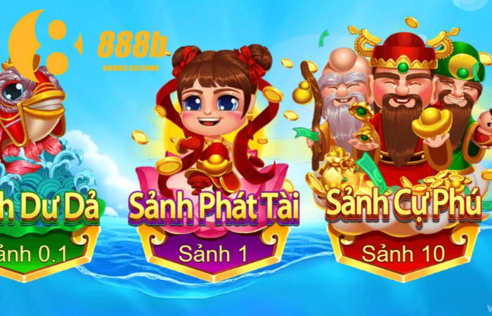 Tam Tiên Bắn Cá tại 888B : Cách chơi đơn giản dành cho tân thủ 3 Có 3 sảnh chơi để anh em lựa chọn